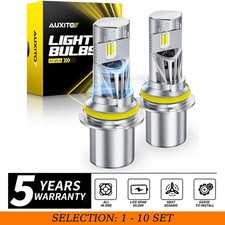 9007 HB5 LED Headlight Bulb 6500K High/Low Beam Bright White AUXITO 2-20 A1ULTRA picture