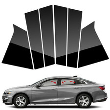 Fits 2016-2021 Chevrolet Malibu Door Trim Pillar Posts Black Cover Decorations picture