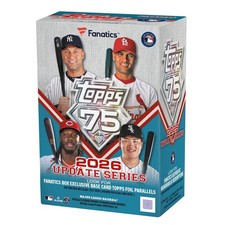 2026 Topps Update Series FANATICS EXCLUSIVE Sealed Blaster Box 8 Packs PRESALE picture