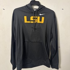 Nike LSU Tigers College Hoodie Sweatshirt - Mens Size XL - Black picture