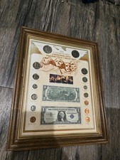 Vintage Framed United States Commemorative Presidential Collection picture
