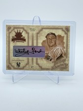 2004 Donruss Diamond Kings Whitey Ford /16 Heritage Collection Auto - Yankees picture