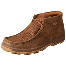 Twisted X Men's Chukka Driving Moc, Moc Toe CellStretch, Bomber & Chocolate 13 M picture