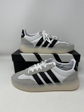 Adidas Barreda Decode Shoes Womens Size 9.5 White Suede Comfort Sneakers JR3101 picture