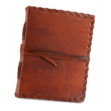 The Original Fool Jester Handmade Leather Blank Journal Diary - Writing Notebook picture