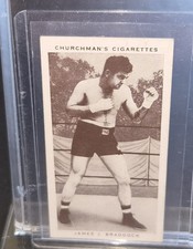 1938 Churchman's Boxing Personalities Set Break #6 James J. Braddock  💥💥💥 picture