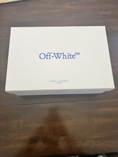OFF WHITE OUT OF OFFICE SIZE 46 BEIGE AND WHITE picture