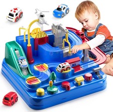Race Track Car Toys for Kids 3 4 5 6 Years Old - City Adventures Set for Boys .. picture