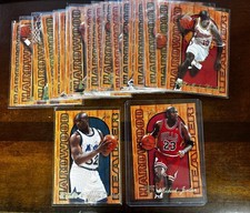 BEAUTIFUL 1995 Flair Hardwood Leader Michael Jordan-Shaq+++ picture