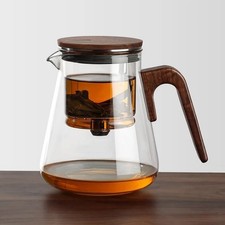 Bonston heat-resistant glass teapot, magnetic switch, 27oz - Best Glass Teapot picture