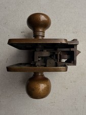 Antique P. & F. Corbin 2045 Unit Lock Monolock Complete Set Both Knobs & Plates picture