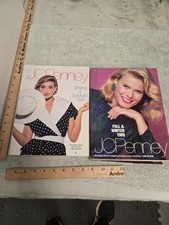 lot of 2, JC Penney JCPenney catalogs, 1989, reading condition picture