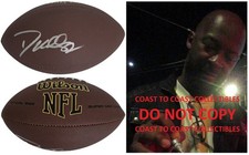 Dante Hall Signed Football COA Proof Autographed Texas A&M Kansas City Chiefs picture