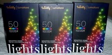 3 Twinkly Lumations 50 RGB LED APP CONTROLLED Mapable LIGHTS 16.3ft Wrapped Dome picture
