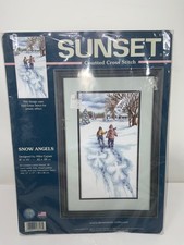 Dimensions Snow Angels 13717 Cross Stitch Kit New and Factory Sealed picture