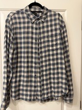 Vince Men’s Plaid Button-Up Shirt – Size Medium picture