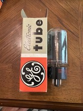 NOS GE GENERAL ELECTRIC 5U4GB Rectifier Radio Audio TUBE 5U4 Black Plates picture