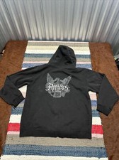 Atticus Black Men’s Full Zip Back Cross Fits Large Rare Double Sided HTF picture