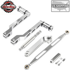 Shifter Lever Shaft+Shift Rod+Heel Toe Gear Shifter Kit for Harley Touring 84-16 picture