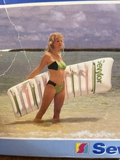 Sevylor Pool Float Raft Vintage Contour Mattress Inflatable NOS 74”x29 Retro picture
