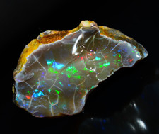 Opal Rough 59.60 Carat Natural Ethiopian Opal Raw Welo Opal Gemstone Multi Fire picture