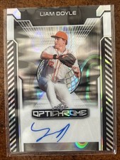 2025 Leaf Optichrome Liam Doyle Silver Lava Autograph /10 Auto Cardinals HOT picture