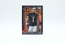 2025 Topps Chrome - Jamarr Chase #58 - Bengals Black Geometric Variation 03/10 picture