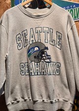 Remake Vtg 1994 Seattle Seahawks Gray Crewmeck Sweatshirt Unisex RM3169 picture