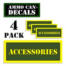 ACCESSORIES Ammo Can Decals Ammunition Ammo Can Labels 3