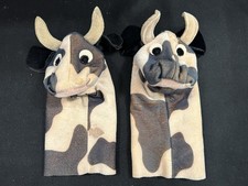 Vintage Rare Original Baby Einstein Legends & Lore Puppets Betsy & Cud Cows picture
