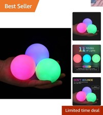 Light Up LED Juggling Balls Set - 3 Vibrant, Rechargeable Balls for Beginners picture