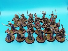 24 x Well painted Galadhrim Warriors Elves LOTR warhammer 28mm MTO picture