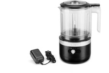 New KitchenAid 5-Cup Mini Food Chopper Cordless KFCB519BM, Matte Black picture