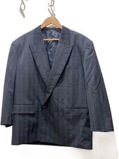 COMME des GARCONS HOMME PLUS Double Breasted Wool Pinstripe Jacket S PJ-05022S picture