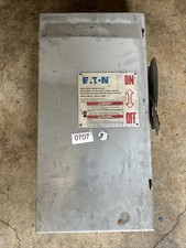 Eaton DH363FGK Heavy Duty Safety Switch 100 Amp 3 Pole 600 Vac picture