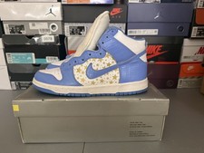 Size 9.5 Rare 2003 Nike Dunk High Pro SB x Supreme Blue Stars  picture