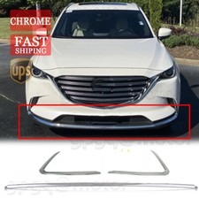 For Mazda CX-9 2016-2023 New 3x Front Grille Trim Molding Chrome Left Right Set picture