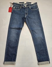 TRAMAROSSA MICHELANGELO REGULAR FIT 5 POCKET STRETCH MEN'S BLUE JEANS SIZE 34 picture