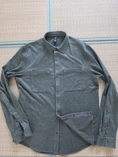 Lululemon Soft Knit Overshirt Deep Forest Sz M picture