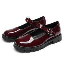 DREAM PAIRS Women Chunky Mary Jane Flat Shoes With adjustable buckle strap picture