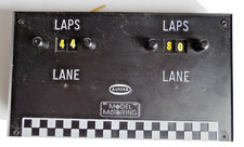 Vintage Aurora T-Jet HO Slot Car Track Two Lane Electric Lap Counter Part picture