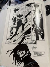 Batgirl #9 Original Comic Art Page 15 Batman DC Comics Scott Beatty Chuck Patton picture