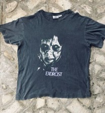 Vth The Exorcist Movie 90s Black Short Sleeve T shirt Heavy cotton picture