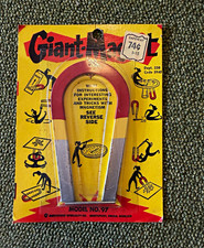 Vtg 1964 Smethport Giant Magnet Model 97 Sealed NOS Horseshoe Toy Safeway Price picture