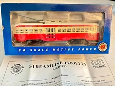 Vintage/discontinued Bachmann No. 62933 HO Scale PCC St. Louis Railways Trolley picture