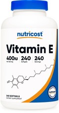 Nutricost Vitamin E 400 IU - 240 Softgel Capsules picture