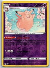 Clefable 063/196 Rare Lost Origin Pokemon Reverse Holo Near Mint picture