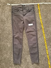 Hudson gray skinny jeans flap pockets 27 picture