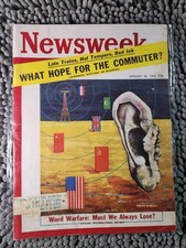 Vintage Newsweek Magazine January 26 1959 World Warfare Must We Always Lose? picture