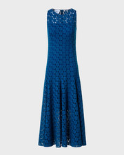 NEW/missing slip,  Akris punto Dot Guipure Lace A-Line Midi Dress 4 #DD72 picture